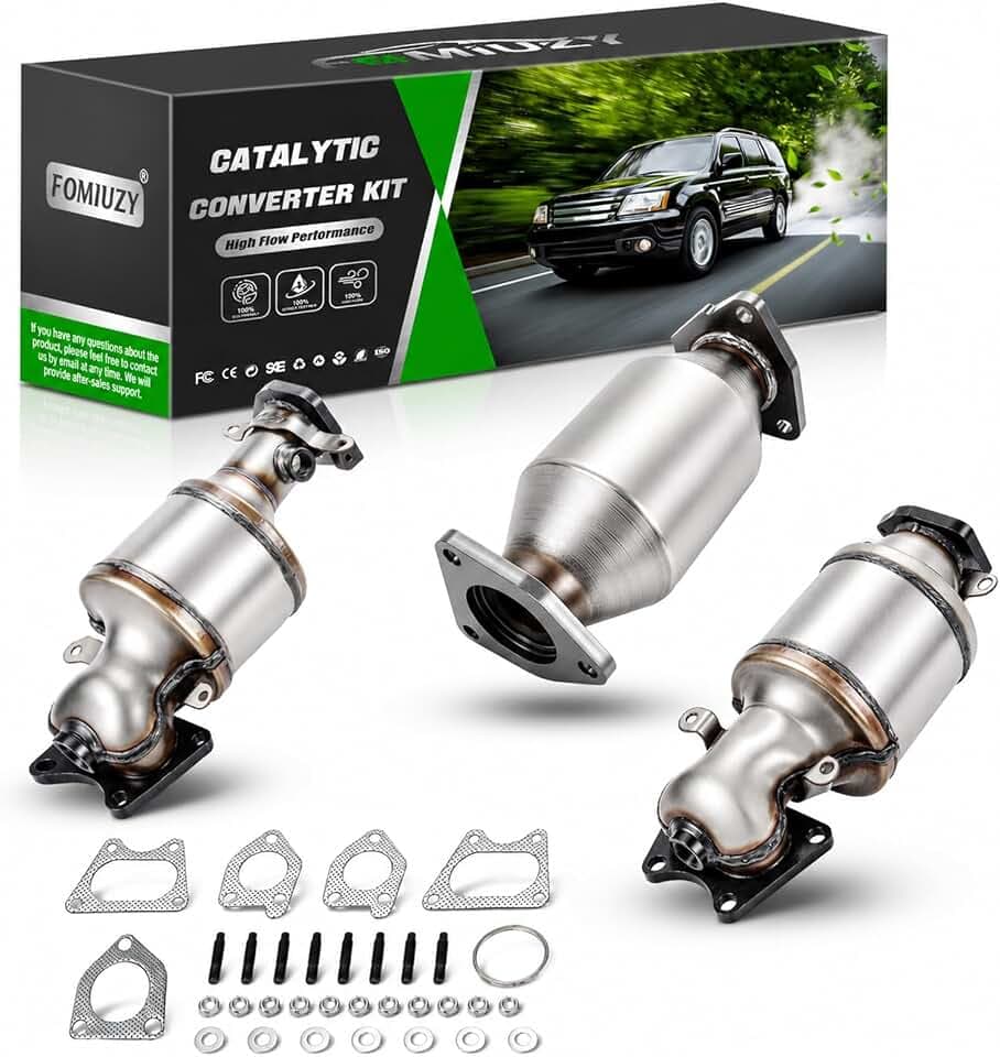 Catalytic Converter Kit Fit Honda Accord 2003-2007 Odyssey 2005-2007 Pilot 2005-2008 Ridgeline 2006-2008 Acura MDX 2003-2009 Acura TL 2004-2008 Saturn Vue 2004-2007 3.0L 3.2L 3.5L 3.7L