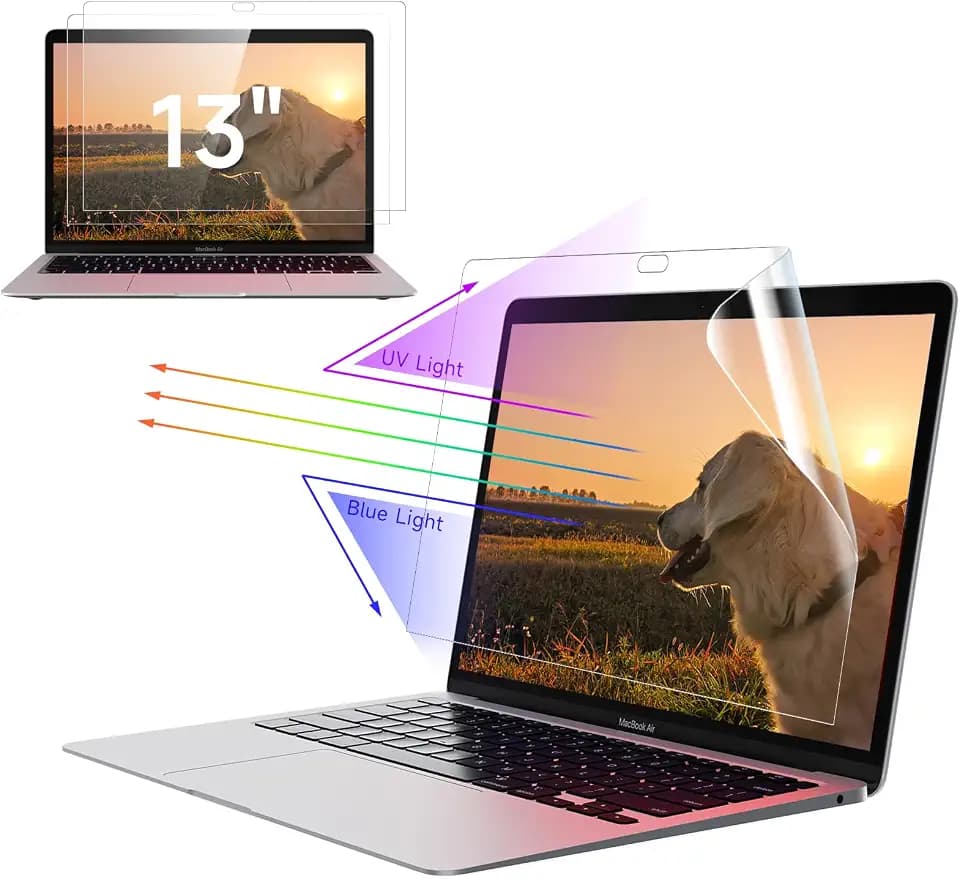 2Pack Blue Light Screen Protector for 13" MacBook Pro/MacBook Air 2018-2021
