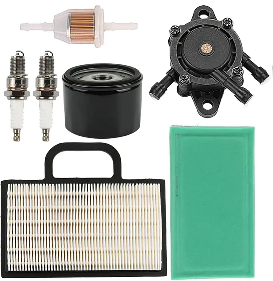 698754 Air Filter, 492932S 492932 Oil Filter with 691035 Fuel Filter Tune up Kit for LA120 LA130 LA140 LA150 L120 LA145 D130 D140 Lawn Mower Parts