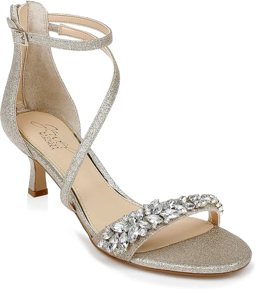 Jewel Badgley Mischka Daleyza Kitten Heel