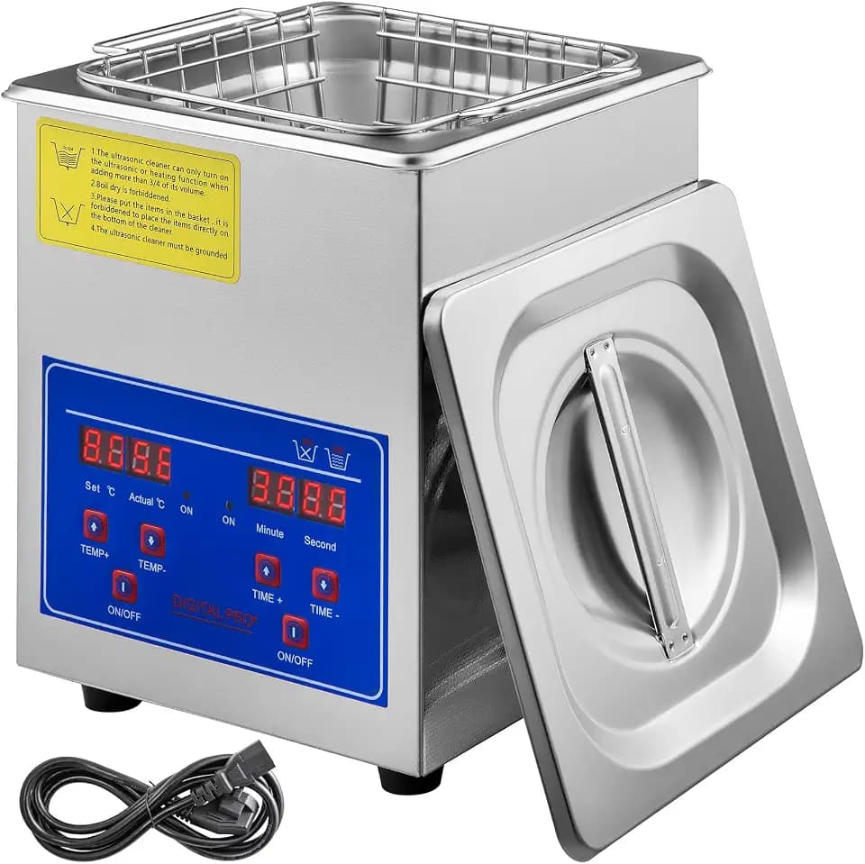 VEVOR Ultraschallreiniger 2 L Reinigungsgerät 60 W Schmuckreiniger Digital