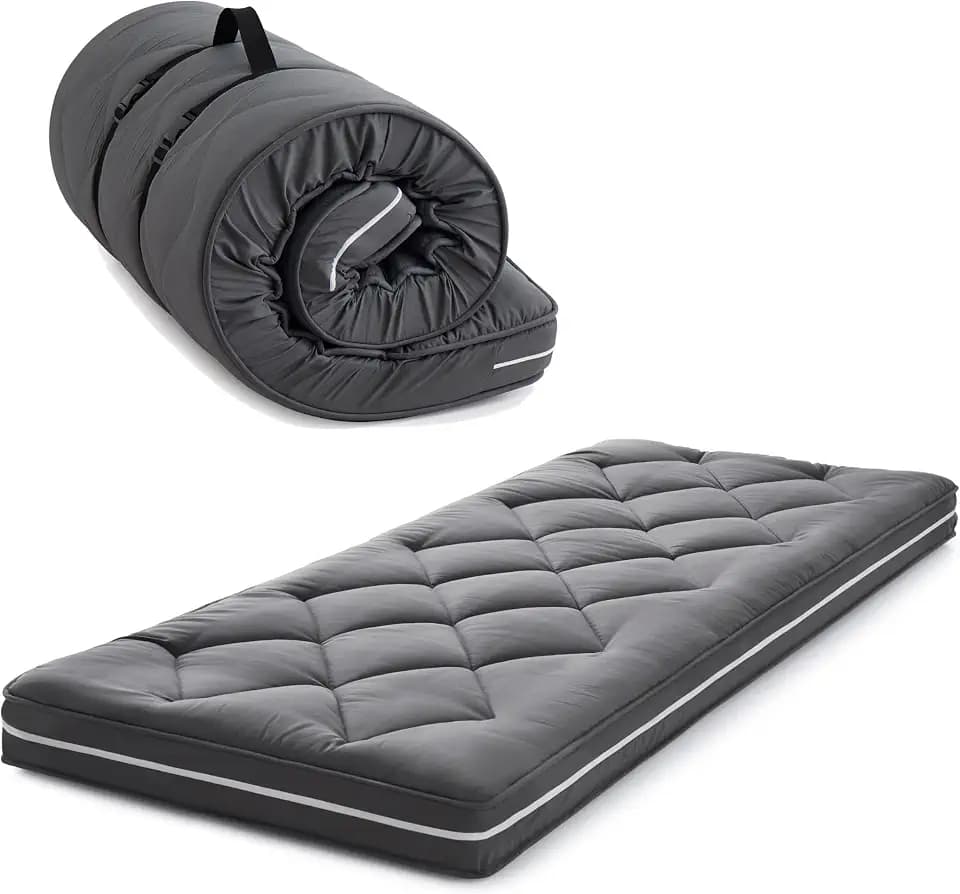 Jamdok 4Inch Small Single Cot Mattress Topper,Gel Memory Foam(72X24X4“)