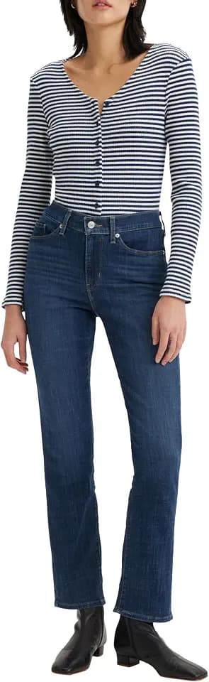 Levi's Damen Jeanshose Classic Mid Rise, Straight Fit