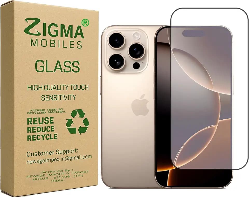 3 Pack Screen Protector Military-Grade Gorilla Tempered Glass Compatible For iPhone 16 Pro Privacy Edge To Edge Coverage 9H hardness Screen Guard (For iPhone 16 Pro Privacy)