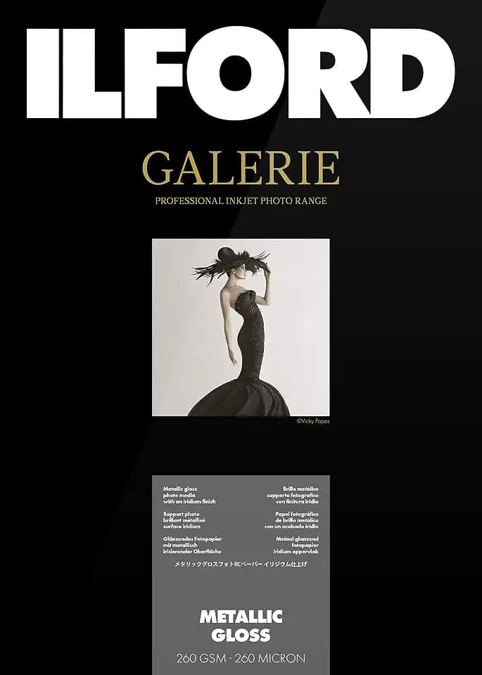 ILFORD GALERIE Metallic Gloss 260gsm A4 - 210mm x 297mm 25 Blatt