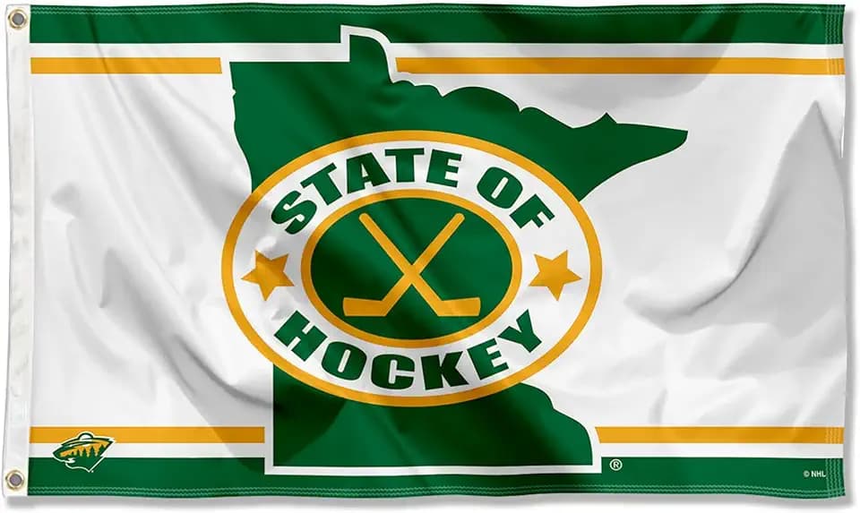 Minnesota Wild State of Hockey 3x5 Feet Banner Flag