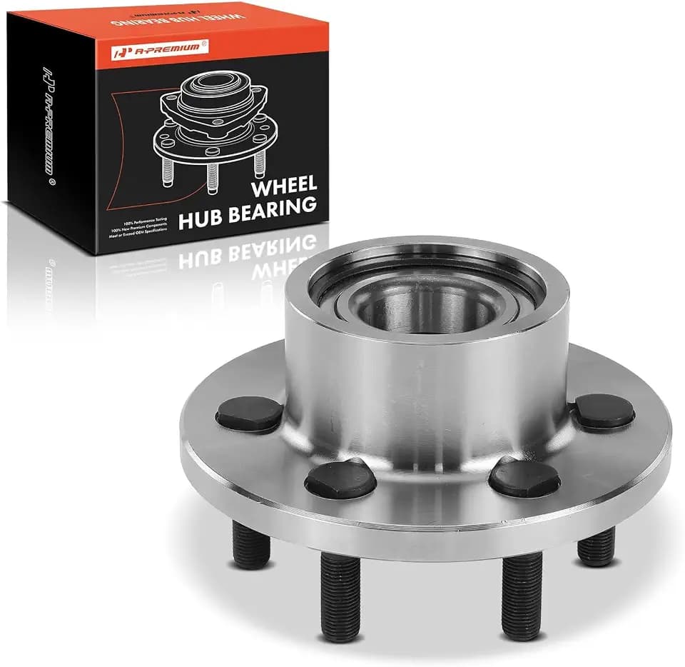 A-Premium Front Wheel Bearing and Hub Assembly with 6-Lug