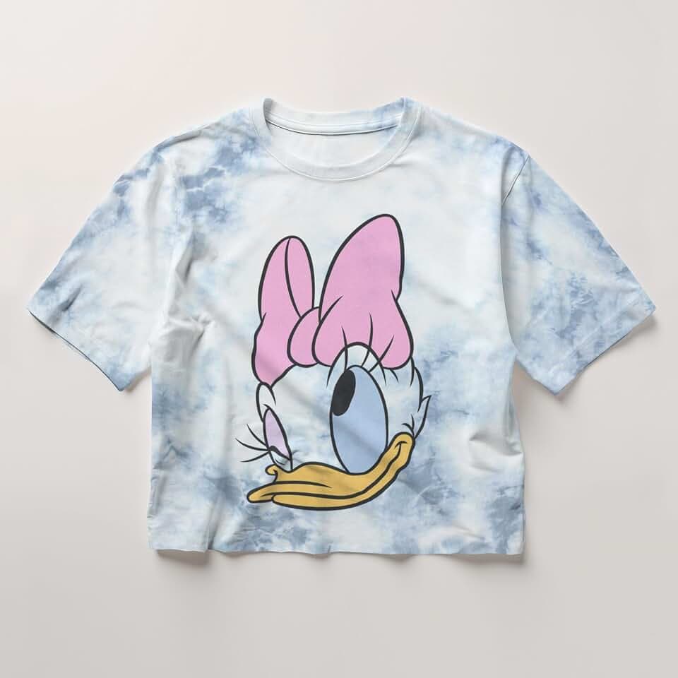 Disney Mickey & Friends Junior Women’s T-Shirt – Daisy Duck and MickeyMouse