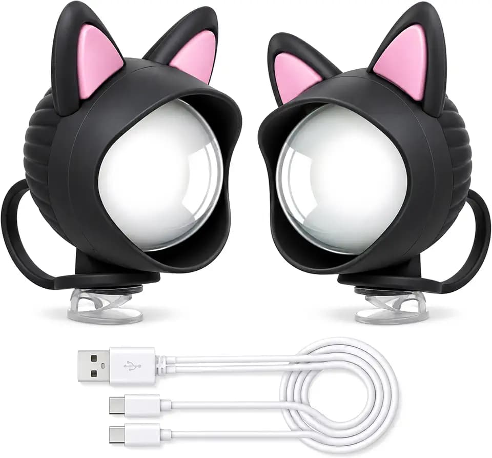 Granatan Lights for Shoes, 2 Headlight Charms for Kids and Adults