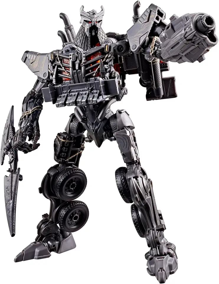 Transformers Studio Series Rise of the Beasts Scourge, Collectible Converting 8.5-inch Leader Class Action Figure, 8+