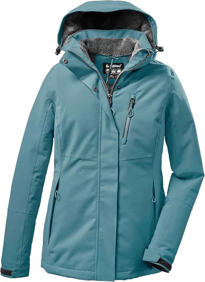 Killtec Damen Outdoorjacke Funktionsjacke mit abzippbarer Kapuze KOW 140 WMN Jckt wasserdicht, Winddicht, atmungsaktiv