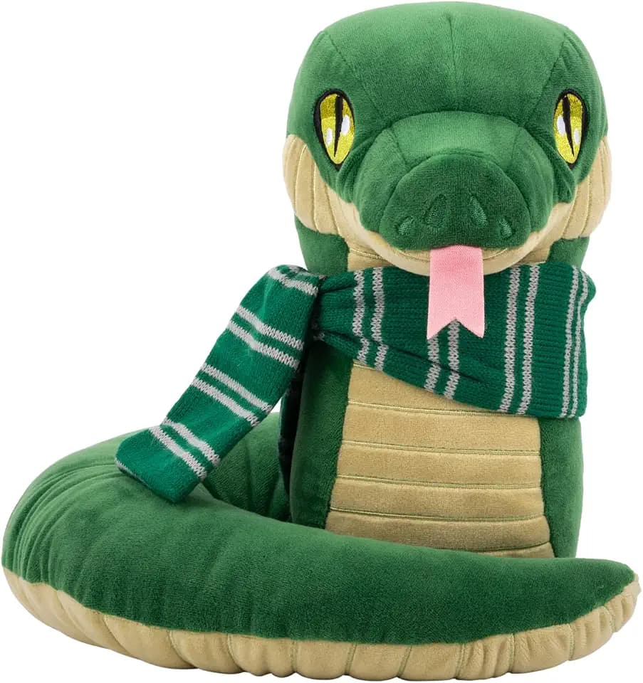 Jazwares Warner Bros. Discovery Harry Potter 10-Inch Slytherin Snake - Super-Soft and Huggable Plush Toy - Official Licensed Plush - All Ages