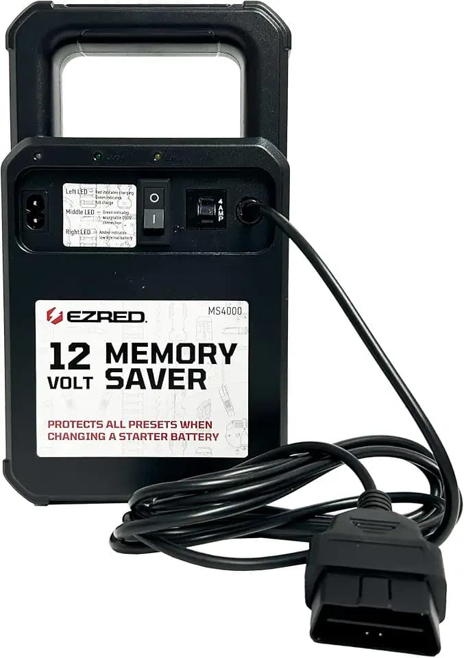 EZRED MS4000 Automotive Memory Saver With Built In Charger , Black