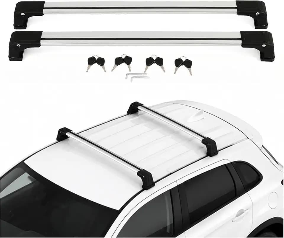 ALMULOO Roof Rack Cross Bars Compatible with 2010-2024 Outlander Sport/ASX