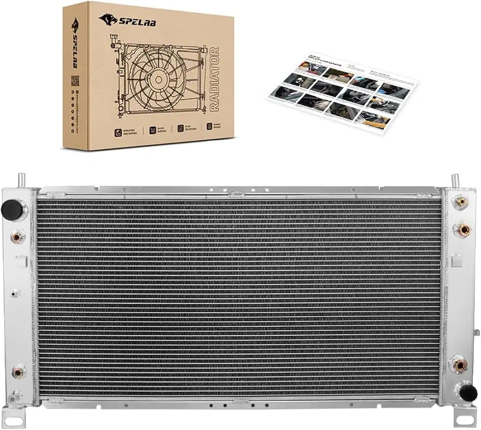 SPELAB Aluminum CU2370 3 Row Radiator Intended for Chevy Tahoe 1999-2014
