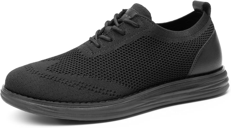 Bruno Marc Herrenmode-Sneaker Freizeitschuhe Size Alles/Schwarz 02 GRAND-02
