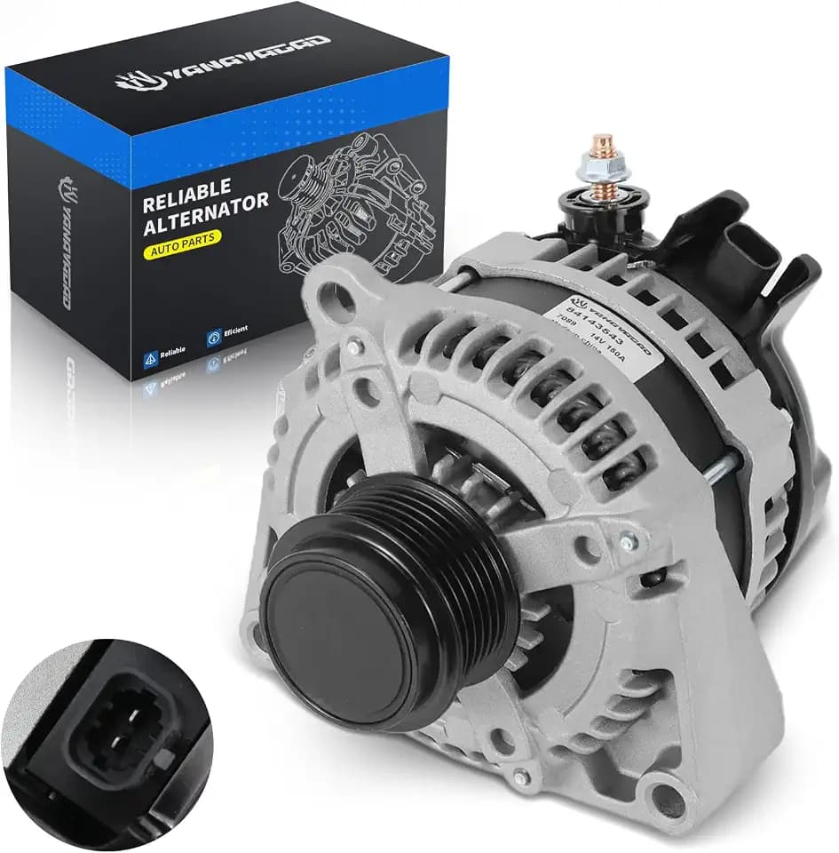 84143543 Alternator Replacement New for Chevrolet Express 2500 3500, for Chevrolet Silverado Suburban Tahoe, for GMC Savana 2500 3500, for GMC Sierra Yukon, for Cadillac Escalade, See Fit!