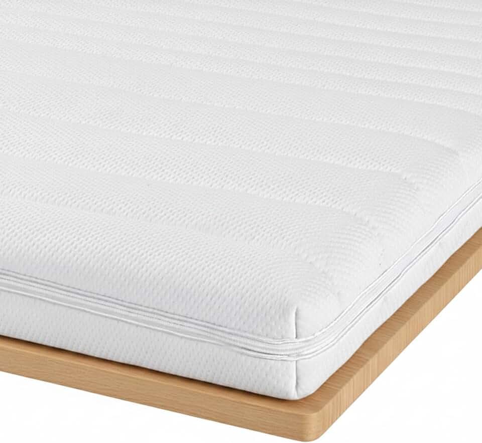 EGOHOME Matratzen Topper 90x190cm Memory Foam – 8 cm weich H2, Druckentlastende Matratzenauflage für Seitenschläfer, ideal bei harten Matratzen Boxspringbett Mattress Topper 90x190