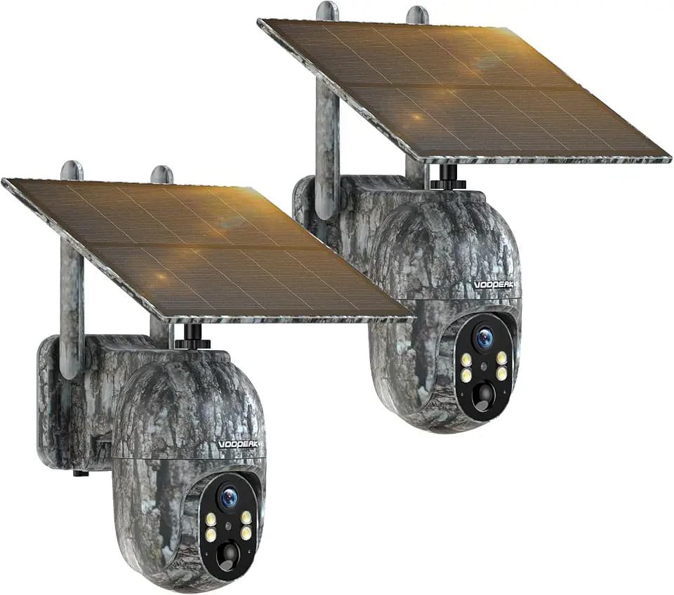 4G LTE Cellular Trail Camera, 2.5K Game Camera with 360° Live Streaming