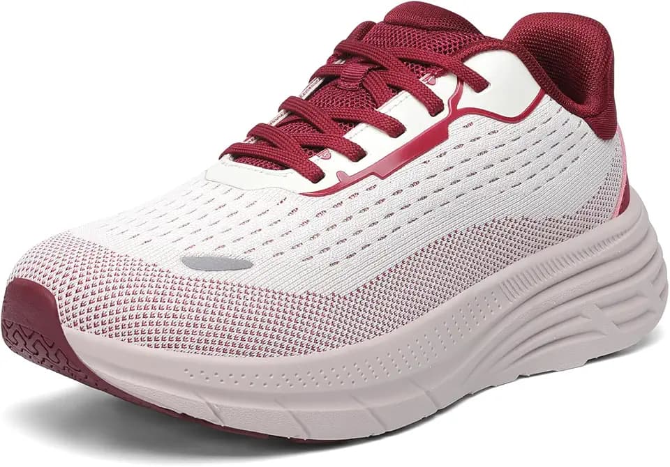 Women's Wide Toe Box Walking Shoes Comfortable Cushioned Tennis Nursing Bunions Shoes Breathable Non Slip Gym Sports Athletic Running Fashion Sneakers