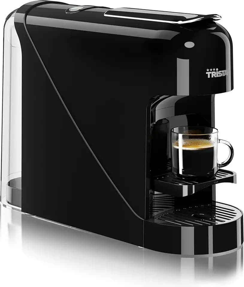 Tristar Kapsel-Kaffeemaschine, 0,8 l Wassertank, 1400 W, kompatibel mit Nespresso Kapseln, abnehmbare Abtropfschale, automatische Abschaltung, CM-2302
