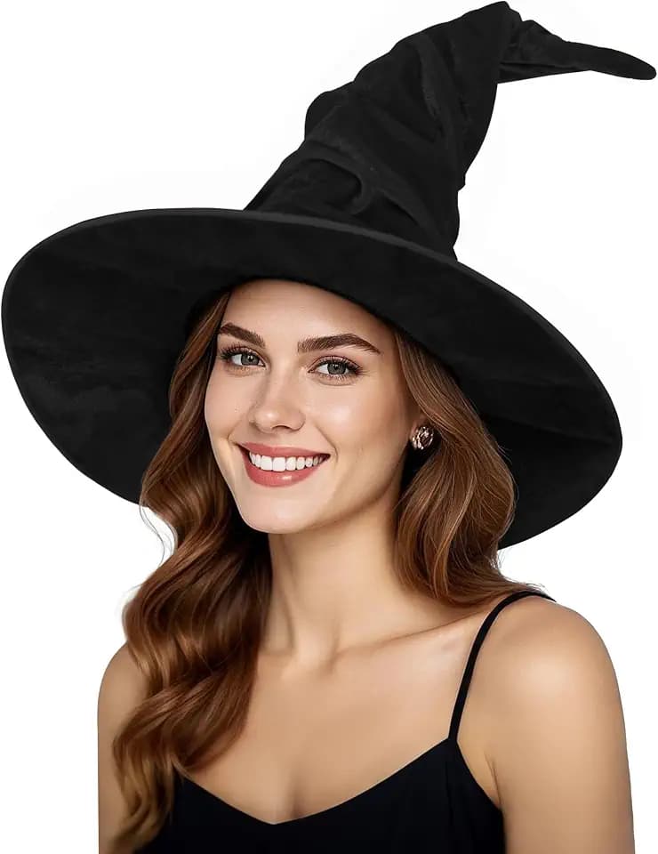 HOMELEX Adult Witch Hat for Halloween Costume Party