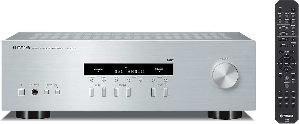Yamaha RS-202D Stereo-Receiver DAB silber