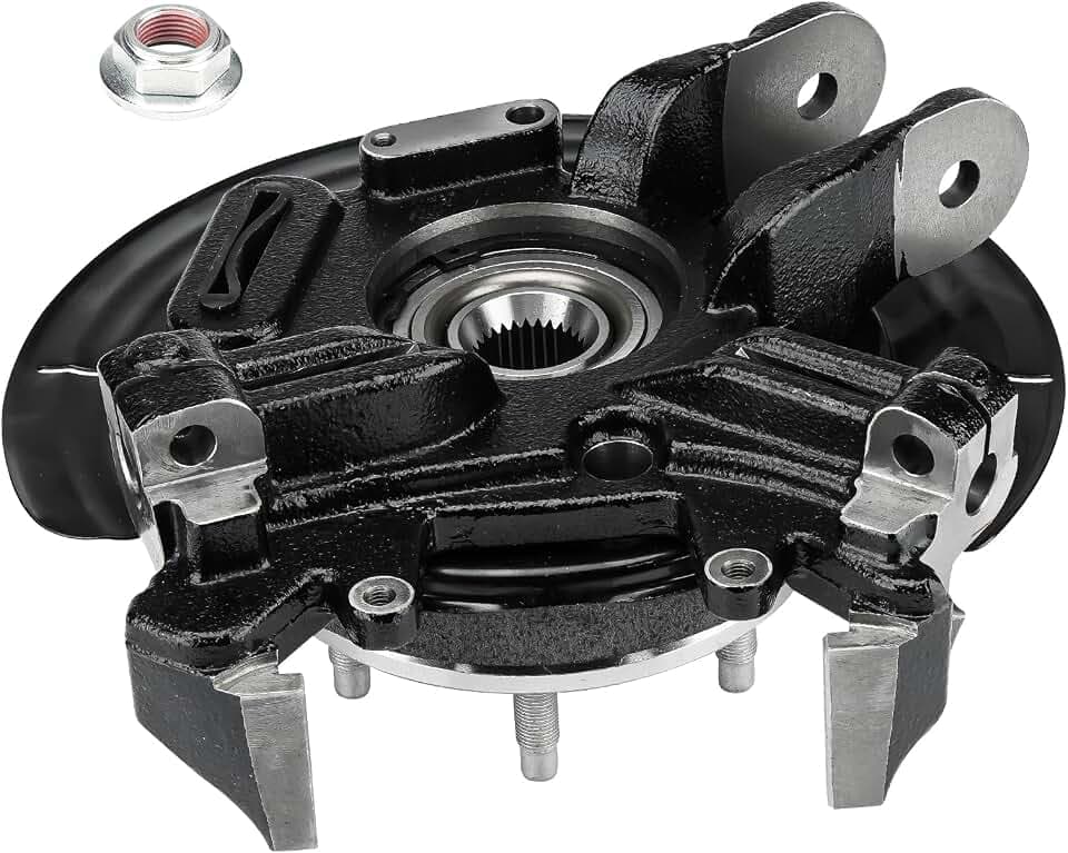 Rear Left Steering Knuckle Wheel Hub Assembly for Ford Explorer 2002-2005, for Mercury Mountaineer 2002-2005, 698-013, LK001, Driver Side, w/5-Lug, Without Traction Control