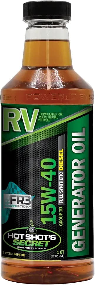 Hot Shot's Secret RV Diesel Generator 15W-40 Engine Oil, 32 oz