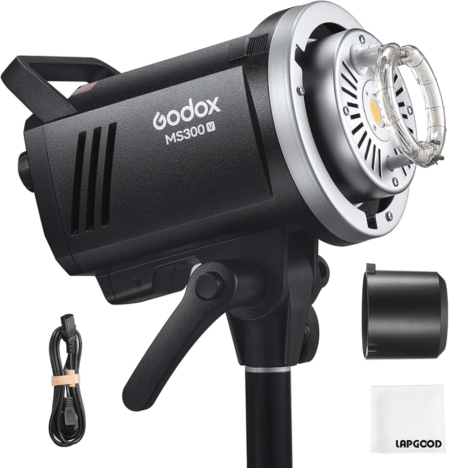 Godox MS300V LED-Studioblitz 300W,2.4G Wireless 5800K LED-Licht