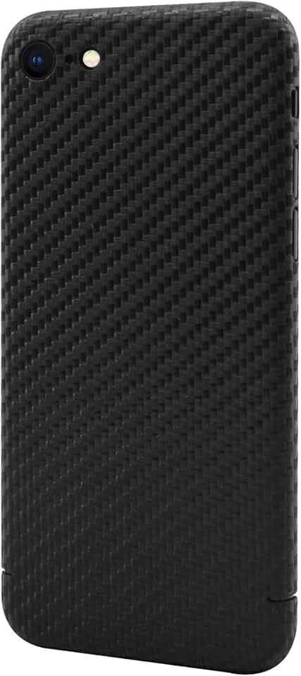 Nevox CarbonSeries Cover für iPhone SE 2020, [High-Tech-Fasern] Carbon, Aramid und Vectran - Made in Germany -
