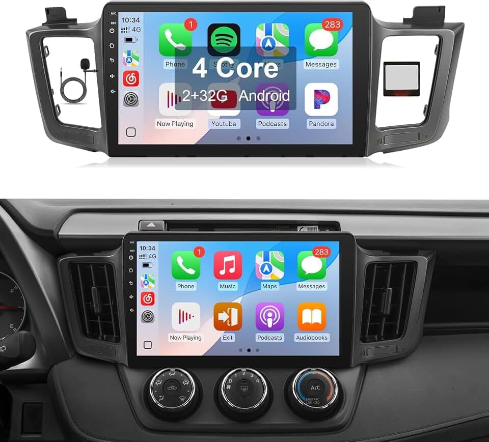 Leadfan 2+32G Car Radio for Toyota RAV4 2013-2018 J.B.L Stereo