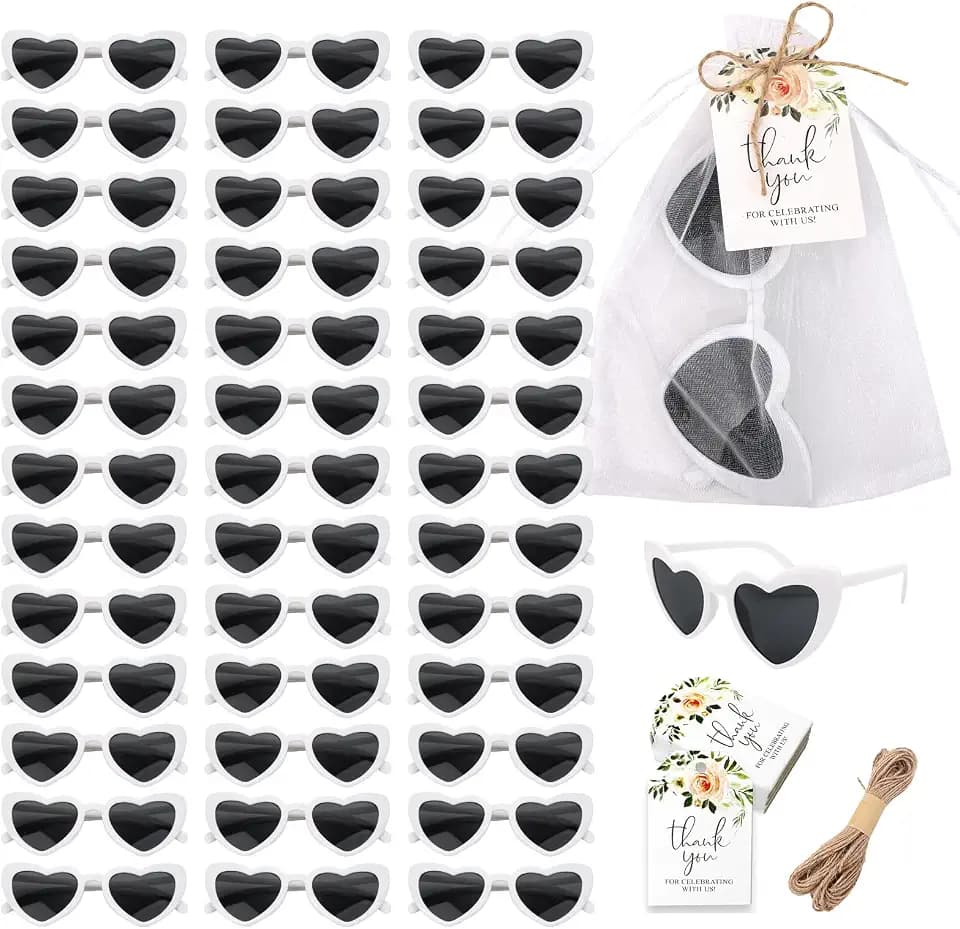 Heart Shaped Sunglasses Bluk, Wedding Party Favor Glasses