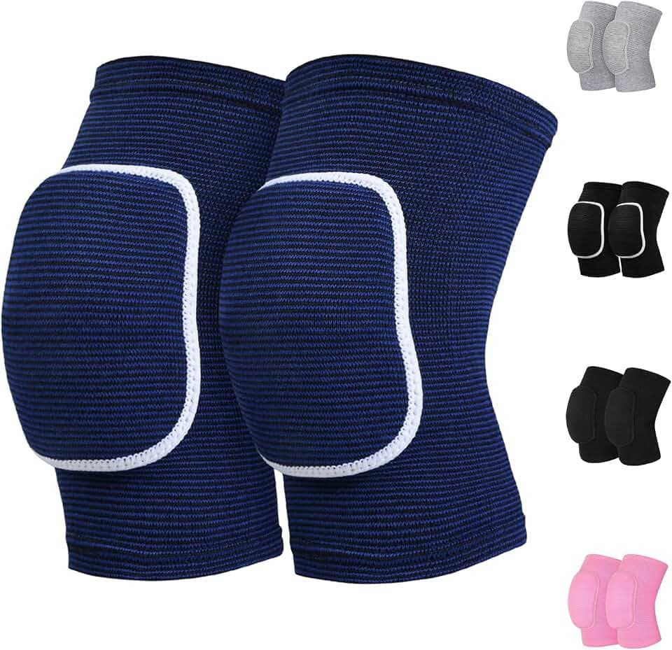 HISFFOG Volleyball Knee Pads for Women, Men, Youth, Girls, Kids, Knee Brace for Volleyball Basketball Football Dance Yoga Tennis Running Cycling Workout Climbing Wrestling