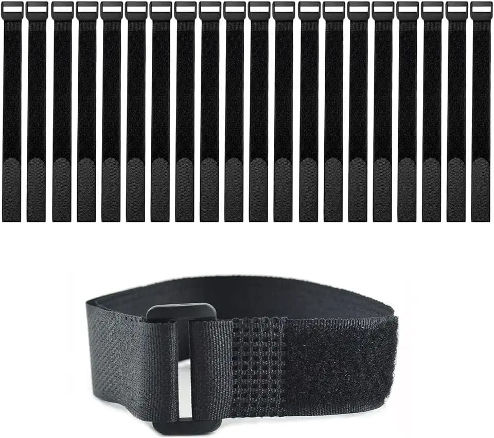 20 Pack(12x1 Inch) Reusable Fastening Cable Straps,Cinch Straps