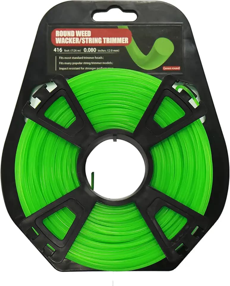 QPQ 21-380B-0.080 in. Round String Trimmer Line, 416 ft. Bulk Donut