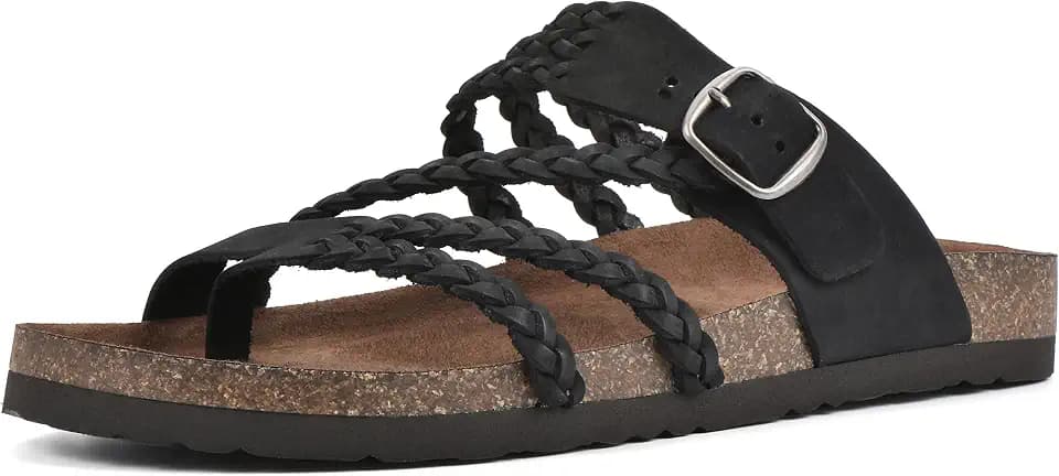 White Mountain Women's Hayleigh Braided Footbed Sandal