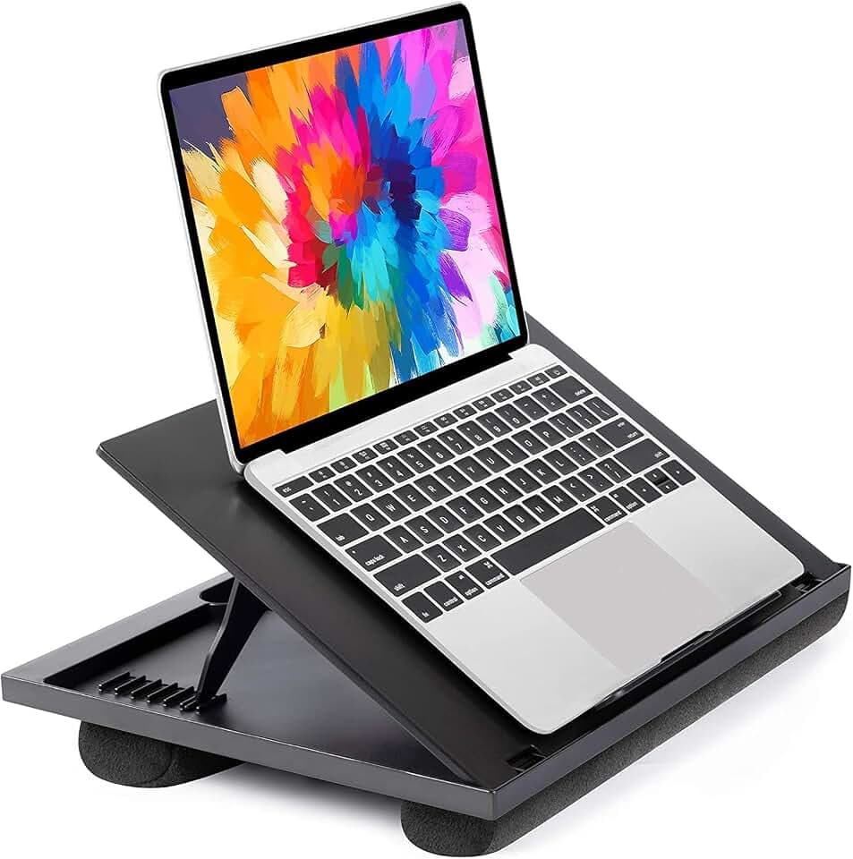 HUANUO Laptopkissen mit Schaumstoffpolsterung für 15,6" Notebooks, 8 Winkel