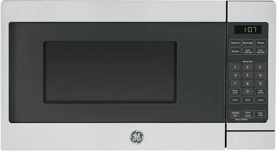 GE Countertop Microwave, 700 Watt 0.7 Cu. Ft., Stainless Steel, GCHK07N1WSS