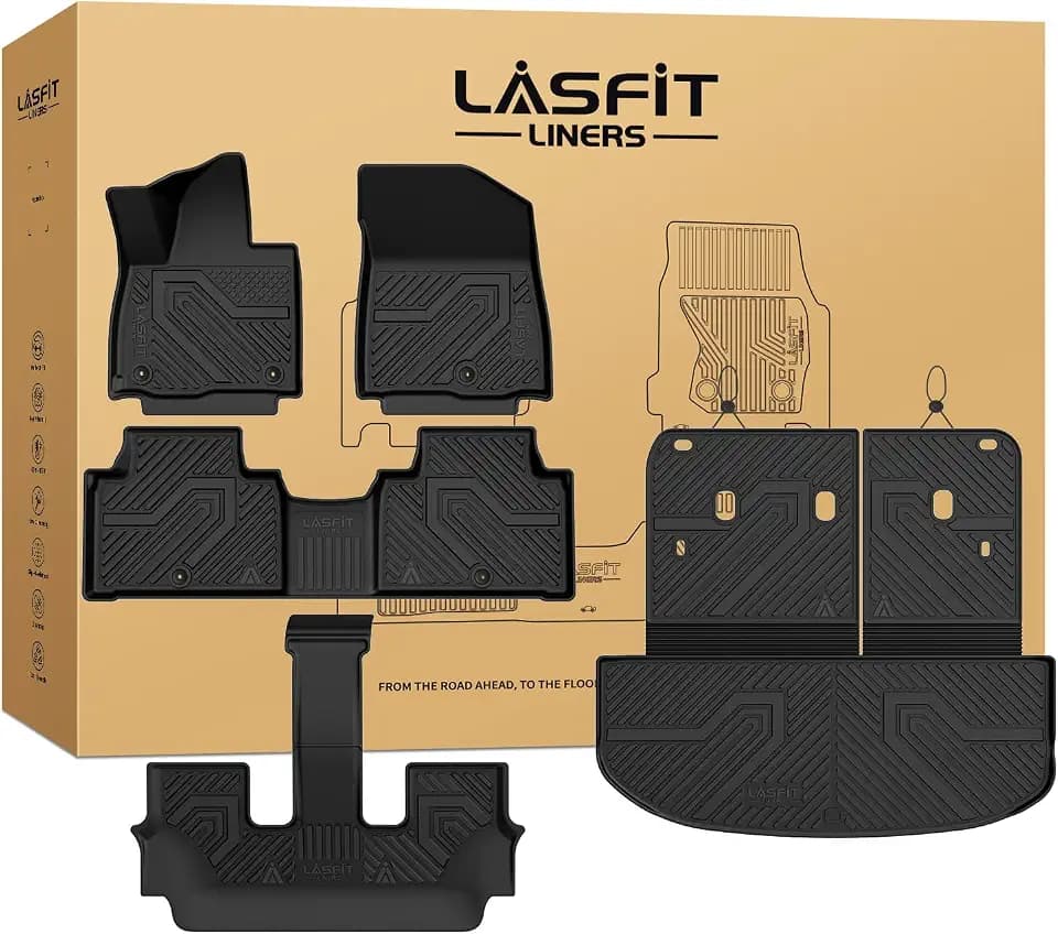 LASFIT Floor Mats for Kia Telluride Hybrid 2027 (Not Fit Gas)