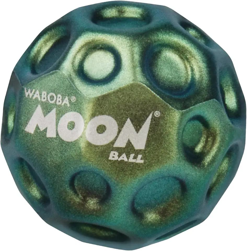 Waboba Metallic Moon Ball – Extrem Springender Ball mit schillerndem, farbwechselndem Metallic-Finish – Superhoher Sprung für drinnen & draußen – Spielball für Kinder, Jugendliche & Erwachsene