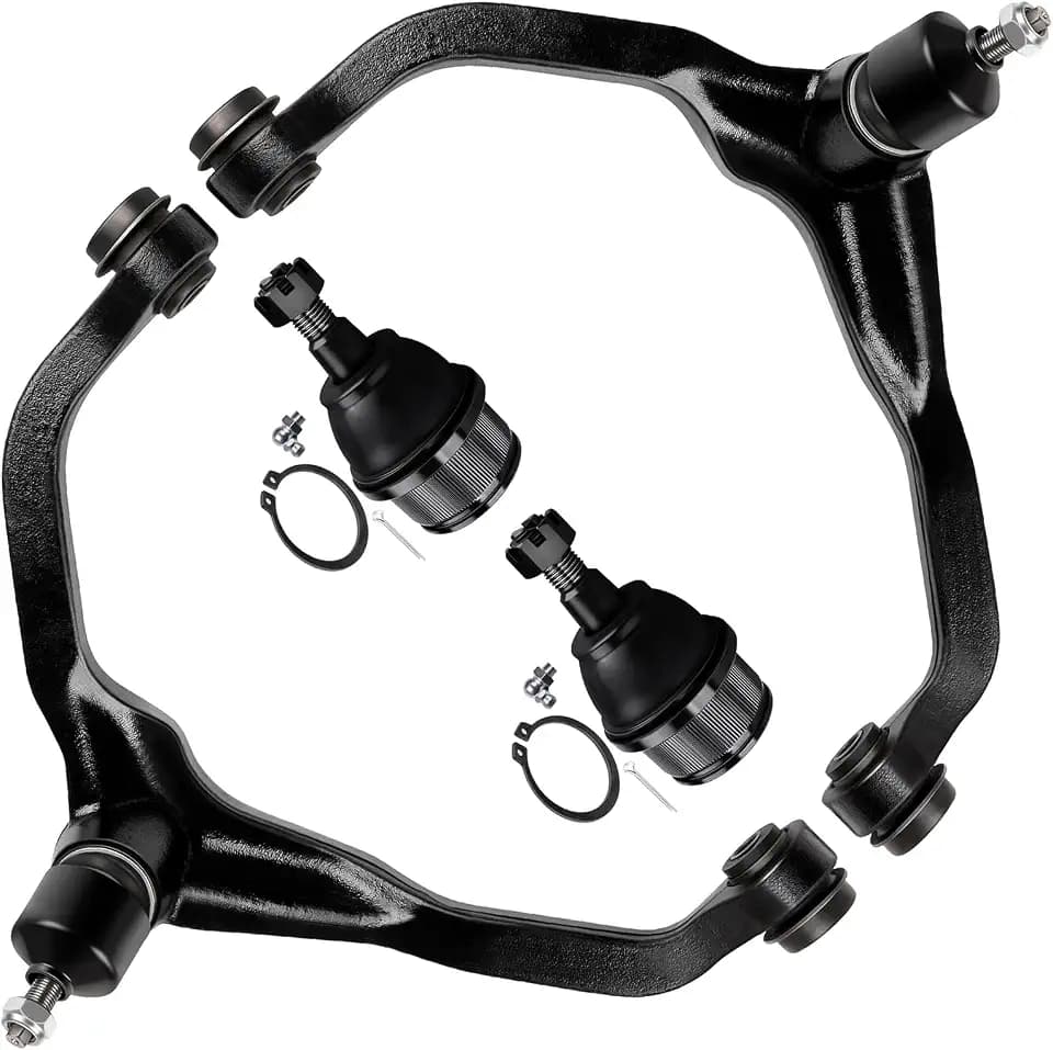SCITOO 4pcs Front Suspension Kit For Jeep Liberty 2008-2012 For Dodge Nitro 2007-2011 (w/Parts Upper Control Arm and Ball Joint, Lower Ball Joint)