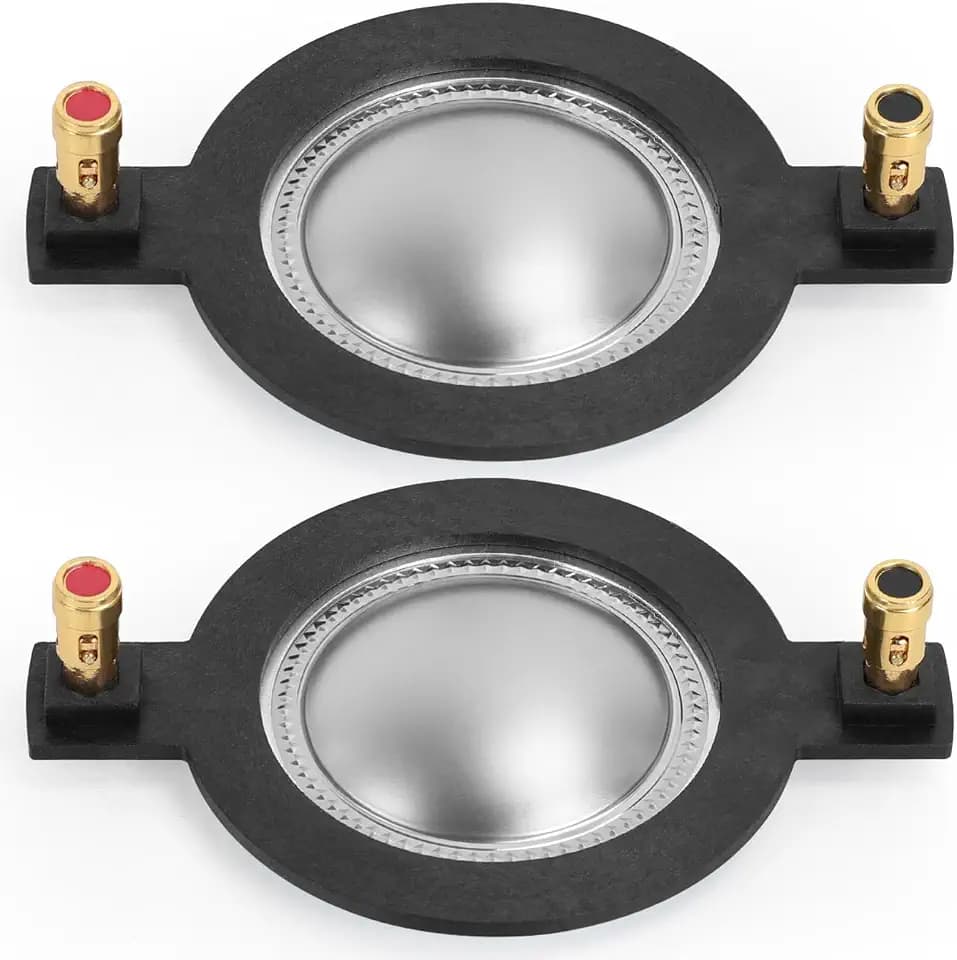 2" Voice Coil Speaker Titanium Diaphragm, 4-Ohm/ 50-120W Replacement for Mackie Behringer and Other American Audio Driver-2pcs
