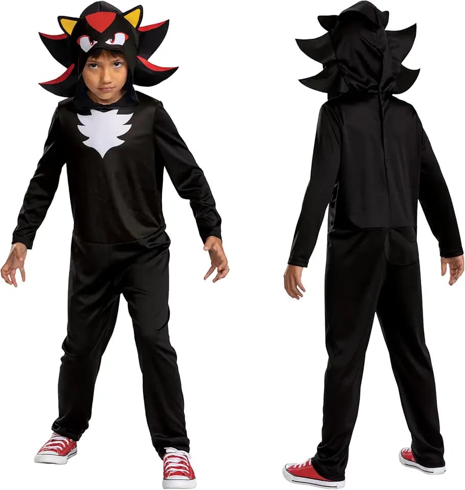 Sonic 3 162009M-20L-6 Shadow Movie Hood Fancy Dress, T2