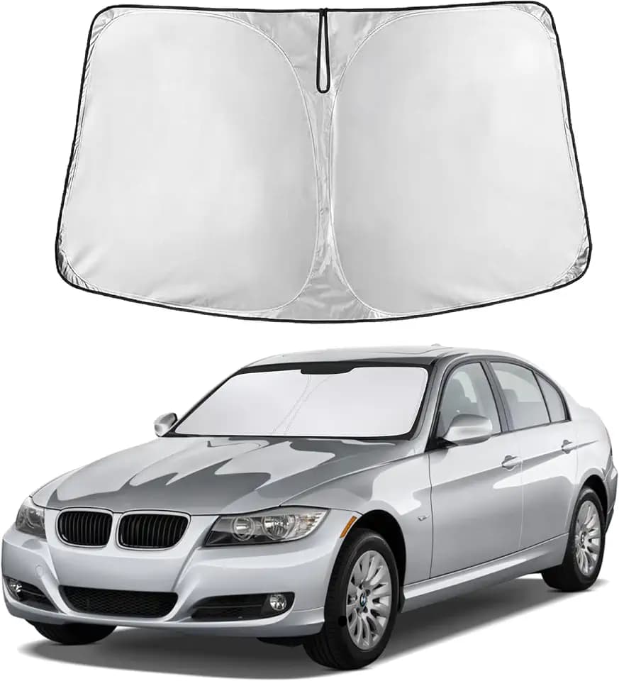 EcoNour Windshield Sun Shade Compatible for BMW 3 Series 2006-2010 2011