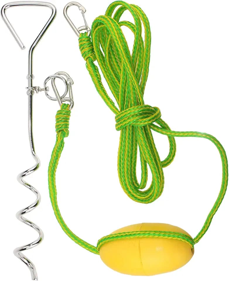 Screw Anchor System for Small Boats, PWC, Kayak,Canoes,Paddle Boards (SUP)| Sand Spike - Includes 16-Foot Anchor Line, Float and Clip