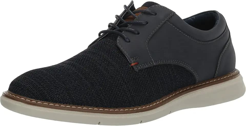 Nunn Bush Chase Knit Plain Toe Oxford Lightweight Breathable Versatile Lace Up