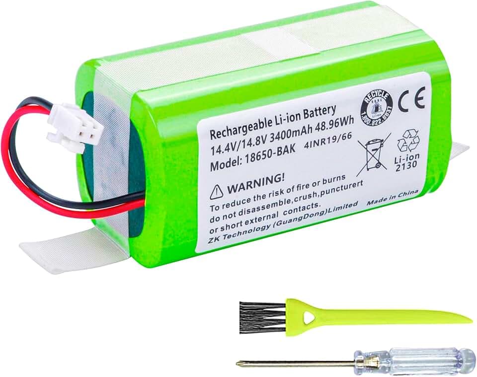RVBAT850 Battery for Shark Ion R75, R85, S87, RV761, RV771,RV850C, RV1000S