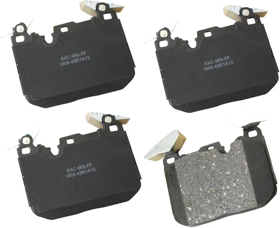 Bendix Premium SBC1609 Ceramic Front Brake Pads for select BMW 228i 230i 320i 328d 328i 330i 340i M235i M240i xDrive, 335i 340i GT, 428i 430i 435i 440i xDrive Gran Coupe, ActiveHybrid 3, i8
