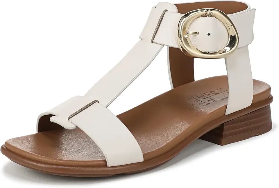 Naturalizer Women's Brandy T-Strap Buckled Sandal